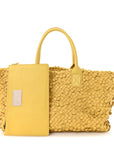Nappa Intrecciato Medium Paillettes Cabat Poussin