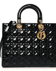 Patent Cannage Large Lady D1OR Black