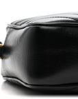 Calfskin Matelasse Monogram Lou Camera Bag Black