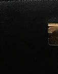 Lambskin Quilted Mini Rectangular Flap Black