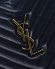 Calfskin Matelasse Monogram Lou Camera Bag Deep Marine