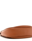 Supple Calfskin Small Triomphe Heloise Shoulder Bag Tan