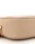 Grain De Poudre Matelasse Monogram Mini Lou Camera Bag Dark Beige