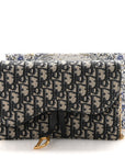 Oblique Saddle Chain Pouch Blue