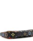 Monogram Multicolor Pochette Accessories Black