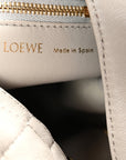 Buttery Nappa Lambskin Small Squeeze Bag Pearl Grey