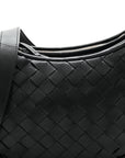 Nappa Intrecciato Small Gemelli Multipocket Bag Black