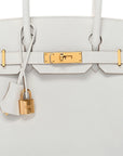 Togo Birkin 30 Gris Pale