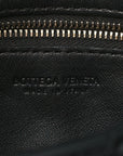 Nappa Maxi Intreccio Small Padded Cassette Crossbody Bag Black