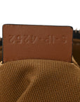 Triomphe Canvas Vertical Cylinder Bag Tan