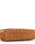 Suede Intrecciato Bang Bang Vanity Case Amber