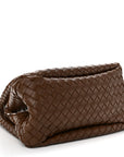 Intrecciato Medium Campana Shoulder Bag Tannin