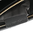 Lambskin Cannage Chain My D1OR Daily Chain Pouch Black