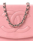 Caviar Timeless CC Wallet on Chain WOC Pink