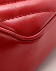 Calfskin Matelasse Monogram Lou Camera Bag Red