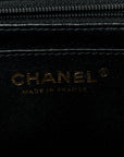 Caviar Quilted Mini Top Handle Rectangular Flap Black