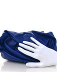 Smooth Calfskin Rose Clutch Knight