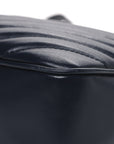 Calfskin Matelasse Monogram Lou Camera Bag Deep Marine