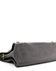 Pearlescent Goatskin Classic Gold Hardware City Bronze