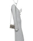 GG Supreme Monogram Super Mini Dionysus Shoulder Bag Taupe