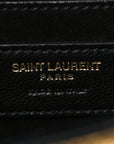 Metallic Calfskin Small Classic Monogram Kate Tassel Satchel Gold