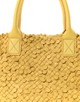 Nappa Intrecciato Medium Paillettes Cabat Poussin