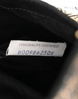 Calfskin Intrecciomirage Embossed Butterfly Chain Crossbody Black Gold