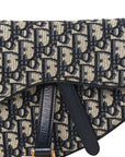 Oblique Saddle Bag Blue