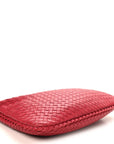 Nappa Intrecciato Small Veneta Hobo Cassis