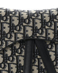 Oblique Saddle Bag Blue