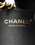 Caviar Quilted Small CHNL 25 Handbag Black