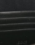 Coated Canvas La Greca Signature Black Gray