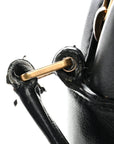 Calfskin Matelasse Monogram Lou Camera Bag Black