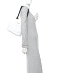 Re-Nylon Triangle Mariner Small Bucket Bag White Baltico