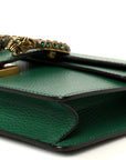 Calfskin Mini Dionysus Shoulder Bag Emerald