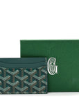 Goyardine Saint Sulpice Card Holder Green