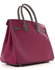 Epsom Horseshoe Birkin 30 Rose Poupre Etain