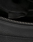 Drummed Calfskin Micro Luggage Black