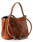 Vegetable Tanned Lambskin Mini Rodeo Top Handle Handbag Tan Cowboy