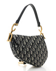 Oblique Saddle Bag Blue