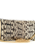 Snakeskin GG Ophidia Wallet On Chain Roccia