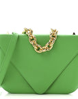Calfskin Mount Envelope Bag Parakeet