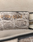 Niloticus Crocodile Himalaya Saddle Bag Latte