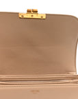 Shiny Calfskin Medium Triomphe Nude