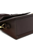 Smooth Calfskin Le Chiquito Noeud Dark Brown
