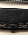 Goyardine Calfskin Cisalpin Backpack Black