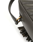 Calfskin Matelasse Monogram Lou Camera Bag Dusty Grey