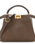 Vitello Tahiti Burro Bi-Color Medium Peekaboo Iconic Essentially Satchel Maya Camelia Confetto