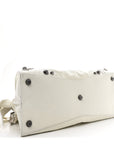 Agneau Arena Neo Cagole City Handbag Optic White