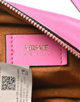 Lambskin Tag Bowling Bag Pink